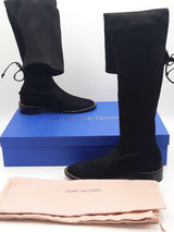 Stuart Weitzman Lowland Linx Black Suede Boots Size 11 Eb1213loxsa