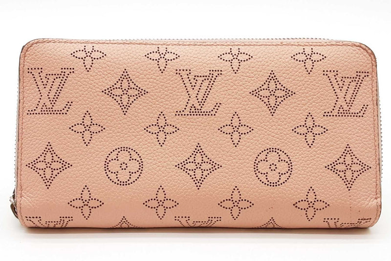 Louis Vuitton Pink Mahina Monogram Perforated Leather Zippy Wallet Eb0725wxzde