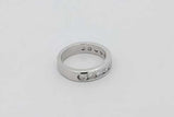 0.55cttw Diamond Ring In 14k White Gold 4.7 Grams Size 5.5 Eb0726pxzsa
