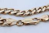 14k Yellow Gold Cuban Link Bracelet 17.9 Grams 7.5 Inch Eb0426lewrde