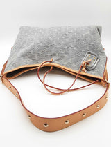 Louis Vuitton Monogram Washed Grey Denim Carryall Shoulder Bag Eb0926ooxzde