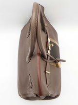 Hermes Club Birkin 35 Tri-color Leather Gold Hardware Handbag Do0825erxzde