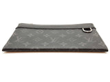 Louis Vuitton Discovery Pochette Black Eclipse Monogram Slim Clutch Do1125crde
