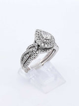1.92 Cttw Diamond & 14k White Gold Neil Lane Bridal Set 6.7 Grams Size 7 Fw0724lxzxdu