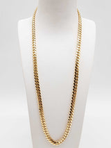 14k Yellow Gold 89.1g Solid Cuban Chain 24 In Do0924pcxzde