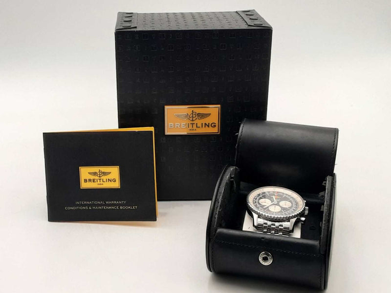 Breitling Navitimer B01 46mm Chronograph Stainless Steel Watch Aa0925ozxzsa