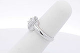 0.25ctw Princess Cut Diamond Ring In 14k White Gold 3.6 Grams Size 5 Eb0526orxdu