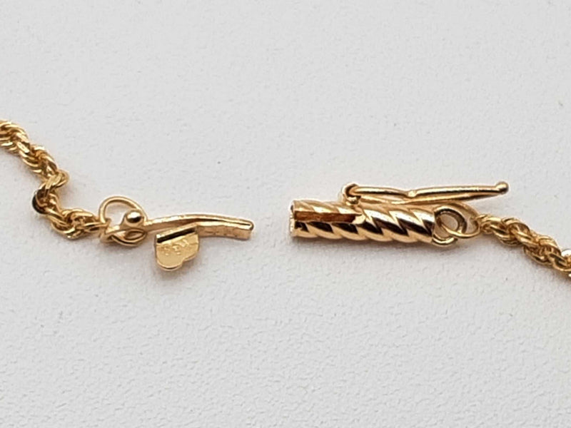 Synthetic Amethyst 14k Yellow Gold 6.1g Pendant Chain 18.5 In Do0425osxde