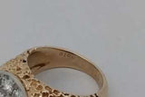 0.82cttw Diamond Ring In 18k Yellow Gold 6.8 Grams Size 4.75 Eb0826irxsa
