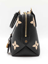Louis Vuitton Petit Palais In Black & Beige Monogram Empreinte Leather Fw0726lxzxdu