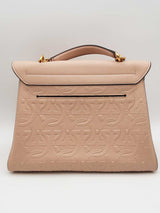 Salvatore Ferragamo Margot Gancini Embossed Leather Top Handle Bag Eb0626rxzsa