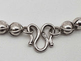 0.99 Platinum 48.4g Beaded Chain 25 Inch Do0626wrxzde