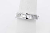 0.92cttw Baguette Diamond Ring In 10k White Gold 4.3 Grams Size 7 Eb0726wxrsa