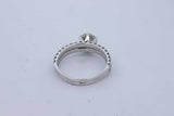 2.4cttw Diamond Ring In 18k White Gold 4.4 Grams Size 7.5 Eb1026wxxzde