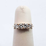 10k Yellow Gold 1.2ctw Diamond Ring Size 5.5, 2.45 Grams Hs0224wcrsa