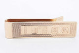 9k Yellow Gold Money Clip 10.6 Grams Eb0526pexsa