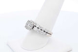 1.93cttw Diamond Wedding Set In 14k White Gold 5.1 Grams Size 8 Eb0825exzde