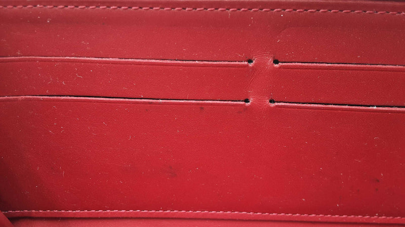 Louis Vuitton Zippy Wallet In Pomme D'amour Monogram Vernis Leather Fw0925lrxdu