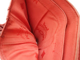 Mcm Orange Patent Leather Wallet Do0525rxde