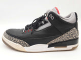 Nike 854262-001 Air Jordan Retro 3 Black Cement Shoes Size Us 11 Mens Do0925