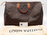 Louis Vuitton Monogram Speedy 40 Brown Aa0826wrzsa