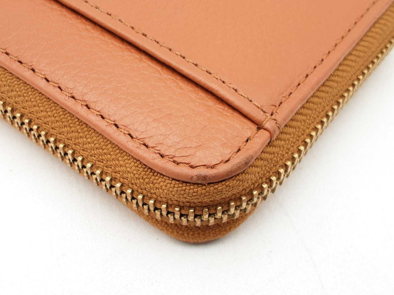 Kate Spade Continental Wallet In Warm Gingerbread Pebbled Leather Fw1025ordu