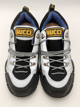 Gucci X Sega Flashtrek Sneakers In Reflective Grey Size 7.5 Eb0425lxzsa