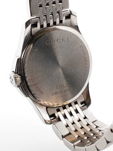 Gucci G Timeless 27mm Diamond, Mother Of Pearl & Steel Quartz Watch Fw0126wrxdu