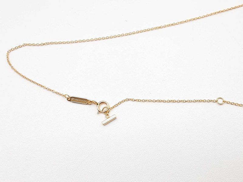 Tiffany & Co. T Smile 18k Yellow Gold 2.3g Chain 18 In Do0125wrxde