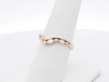 0.13 Cttw Lab Grown 14k Yellow Gold Diamond .90 Grams Ring Guard Size 7 Aa0626izsa