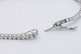 3.0cttw Lab Grown Diamond Tennis Bracelet 14k White Gold 5.3g 7 In Eb0326llxzsa