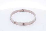 Cartier 18k White Gold Love Bracelet 39.6 Grams Size 20 Eb0824pxxzsa