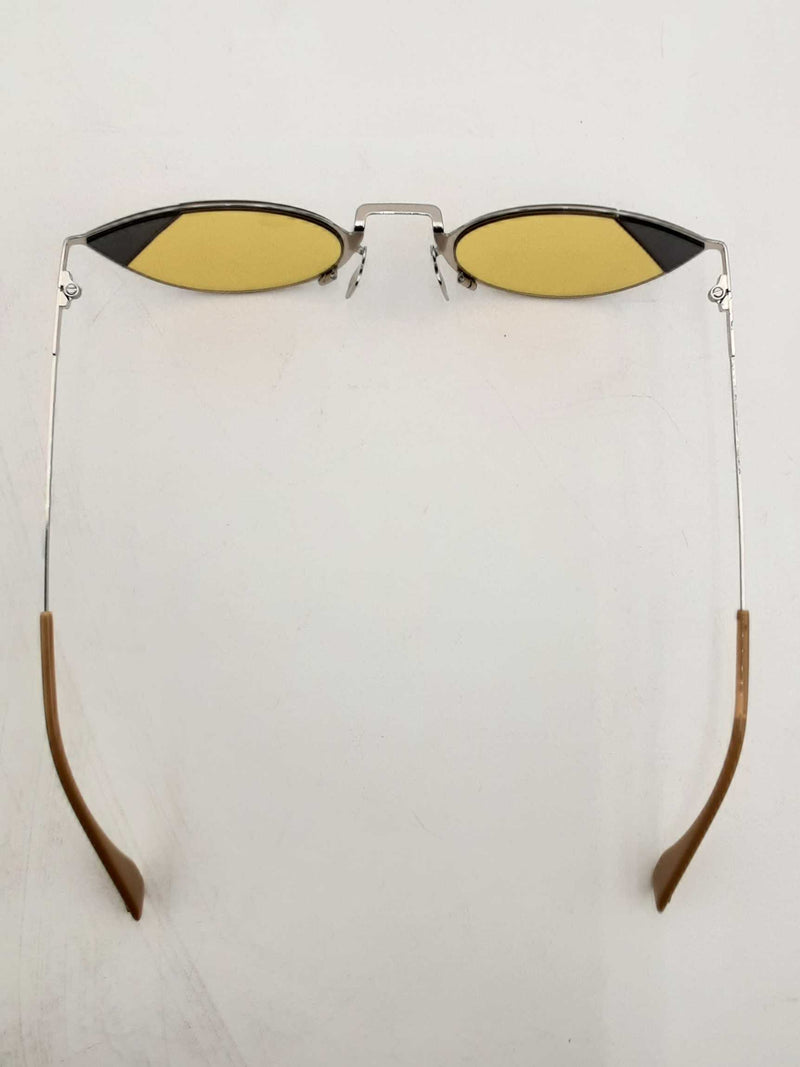 Fendi Yellow Cat Eye Sunglasses Eb0824rxsa