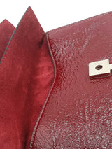 Gucci Mini Dionysus Red Crinkled Patent Leather Crossbody Eb0326pxzde