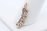 Diamond Pendant In 10k Yellow Gold 1.3 Grams Eb1024oxsa