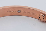Cartier 18k Rose Gold Diamond Love Bracelet 32.01 Grams Size 18 Eb0726exxzsa