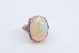 Levian Opal & Diamond Ring In 14k Rose Gold 9.1 Grams Size 7 Eb0924loxzdu