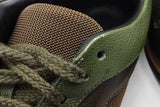 Burberry Olive Green Leather & Mesh Sneakers Size 41 Eb0526crsa