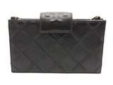 Tory Burch Fleming Mini Black Leather Chain Wallet Sd0826lozde