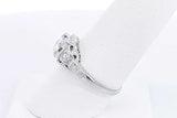 Approx. 0.51ctw Diamond Ring In 18k White Gold 2.7 Grams Size 8.25 Eb0924irxsa