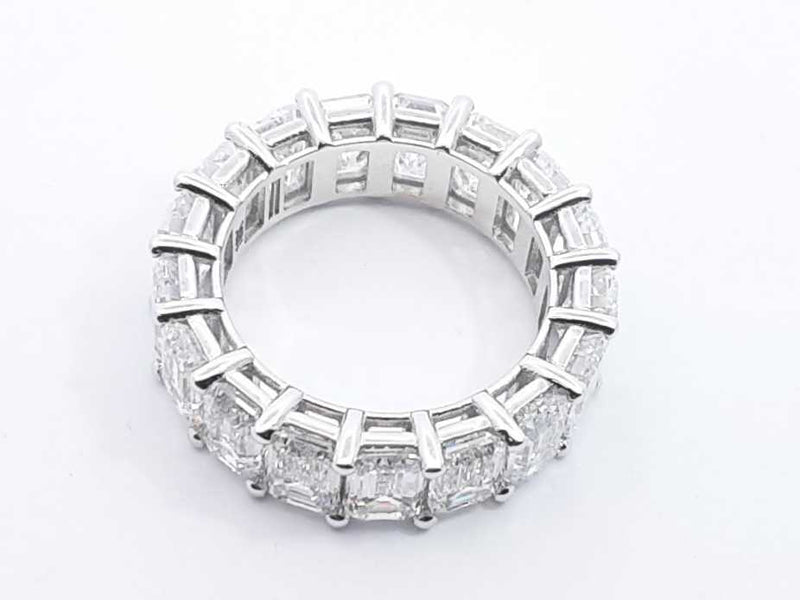 Lab Grown Diamond 11.22ctw Eternity Band In 18k White Gold 7.2g Eb0524wprxsa