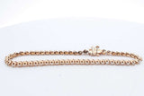 Approx. 3.92ctw Diamond Tennis Bracelet 14k Yellow Gold 12.6 Grams Eb0924exzdu