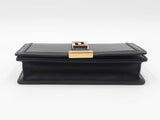 Versace Greca Goddess Mini Bag In Black Leather Fw0526crzdu