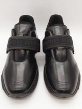 Salvatore Ferragamo Tommy Nero Black Leather Slip On Shoes Size 9m Do0825lxzde