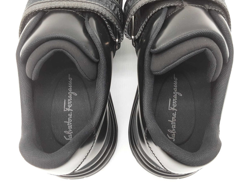 Salvatore Ferragamo Tommy Nero Black Leather Slip On Shoes Size 9m Do0825lxzde