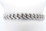 Approx. 5.96ctw Diamond Tennis Bracelet 10k White Gold 40.2 Grams Eb1024orxzsa