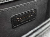 Chanel Small Boy Bag In Black Quilted Caviar Leather Fw0926lrxzdu