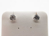2.06 Cttw Lab Grown Diamonds 14k White Gold 1.1g Stud Earrings Do0826poxde