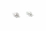 0.34cttw Diamond Stud Earrings In 14k White Gold 0.8 Grams Eb0926lxzsa