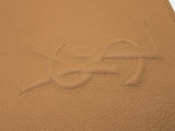 Yves Saint Laurent Belle De Jour Beige Leather Clutch Eb0326wxzde